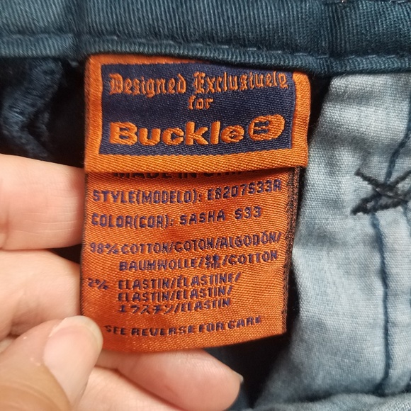 Rock Revival SASHA Skinny Dark Green Jeans Sz 29 - Picture 7 of 8